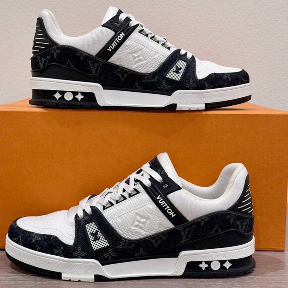 Louis Vuitton LV Trainer Men's Sneaker Black and White - Picture 1 of 10
